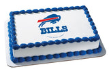 NFL Buffalo Bills Edible Icing Sheet Cake Decor Topper
