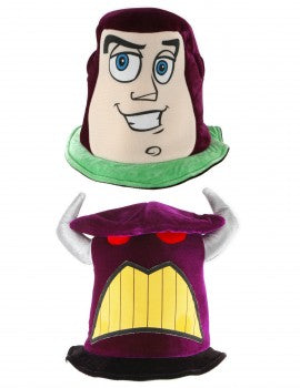 Toy Story Buzz Lightyear & Emperor Zurg Reversible Hat by Elope