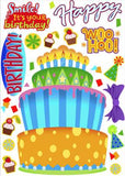 Build Your Own Cake Large Moveable Decorations Stickers