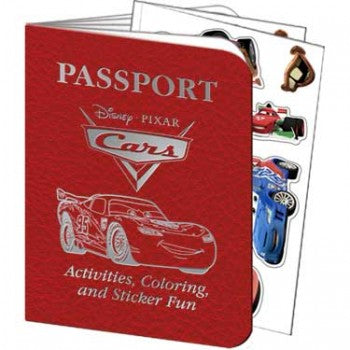Disney Cars 2 Passport Sticker Books
