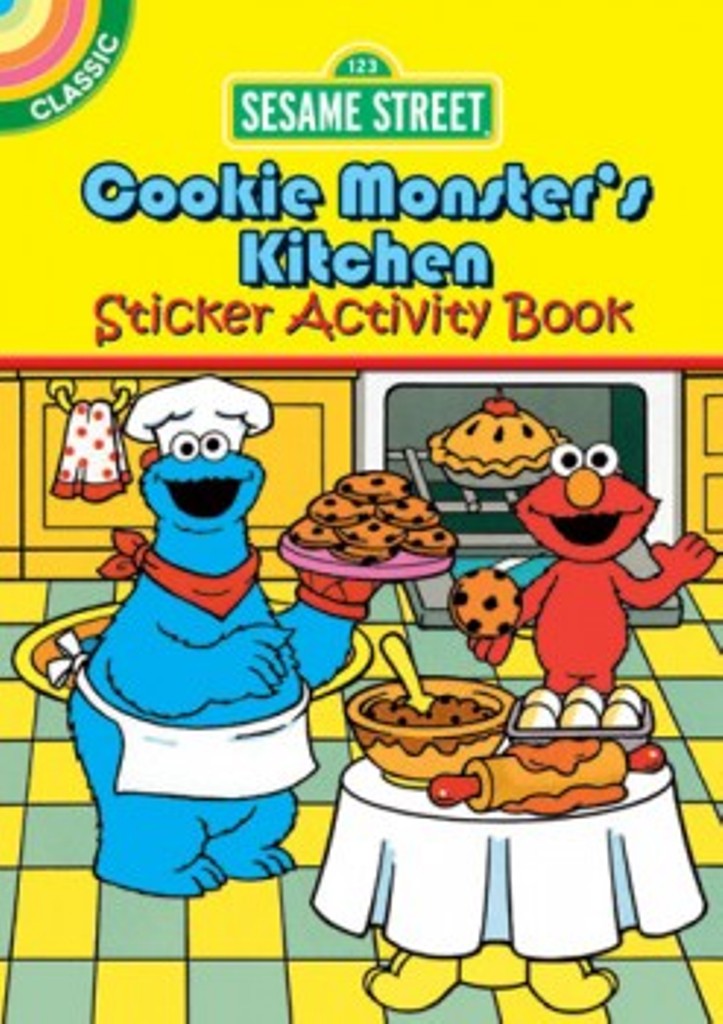 Sesame Street Cookie Monsters Kitchen Sticker Little Activity Book