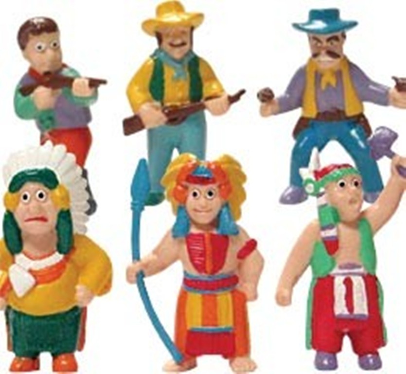 Cowboy & Indians Cake Toppers