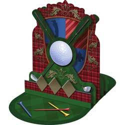 Tee Time Golf Centerpiece