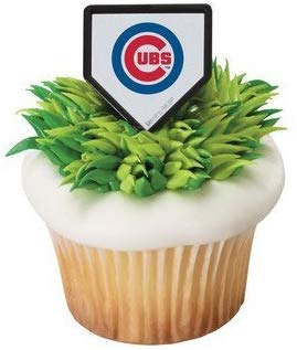 24 MLB Chicago Cubs Cupcake Topper Rings