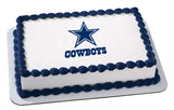 NFL Dallas Cowboys Edible Icing Sheet Cake Decor Topper