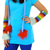 My Little Pony Rainbow Dash Costume Glovettes by Elope