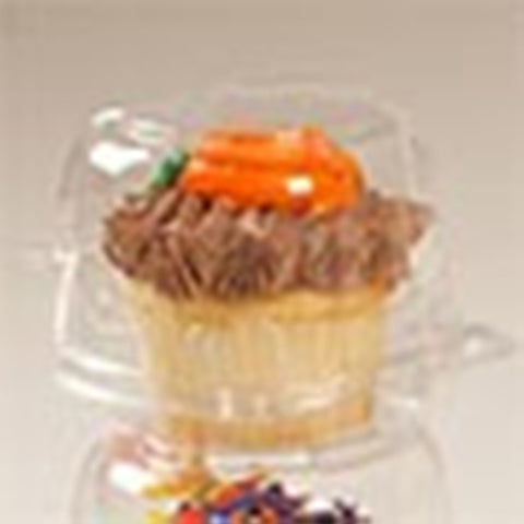 Single Cupcake Clear Dome Containers