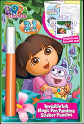 Dora Ink Book Dora the Explorer 3 in 1 Invisible Ink & More Activity Book – Bling ...
