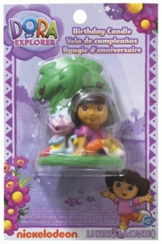 Dora & Boots Birthday Party Candle