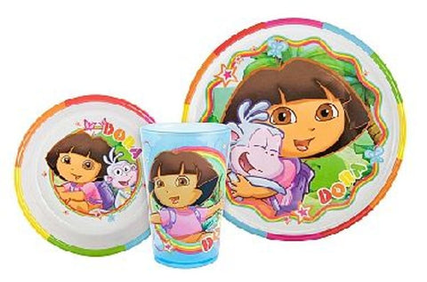 Zak Dora the Explorer Melamine Dinner Set