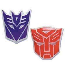 Transformers Autobot & Decepticon Pop Top Cake Topper Set