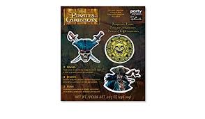 Pirates Of The Caribbean Birthday Party Tattoos