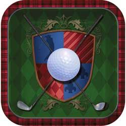 Tee Time Golf Dessert Plates