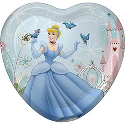Cinderella Dreamland Party Heart Shaped Dinner Plates