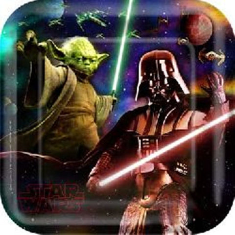 Star Wars Feel the Force Square Dinner Plates