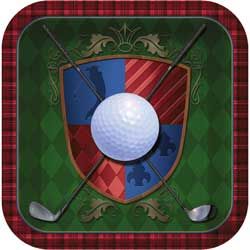 Tee Time Golf Dinner Plates