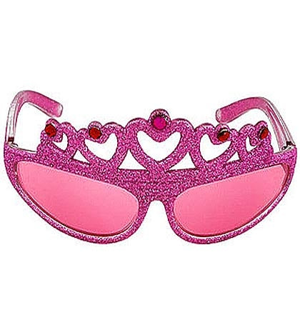 Princess Pink Tiara Sunglasses by Elope