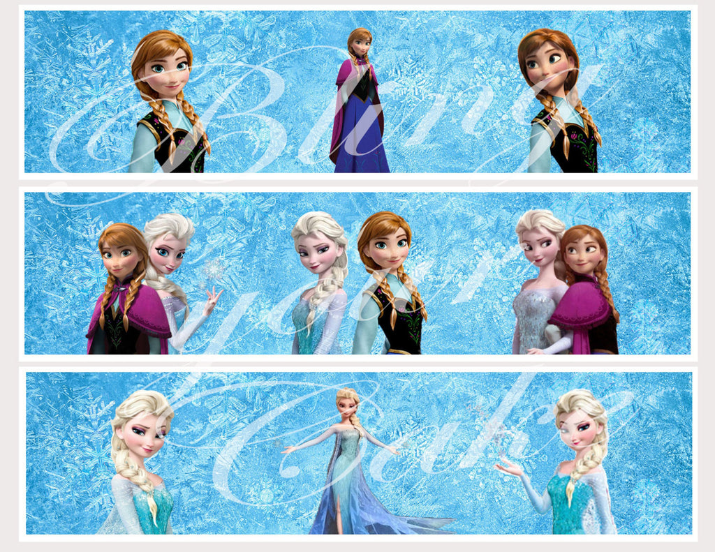 Disney Frozen Elsa & Anna Edible Icing Cake Wraps