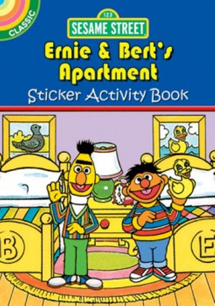 Sesame Street Classic Ernie & Bert's Apartment Sticker Little Activity Book