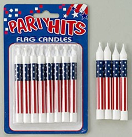 USA Patriotic Flag Candles