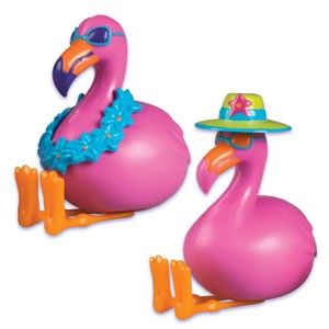 Pink Flamingo Cake Toppers