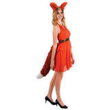 Oversized Red Fox Tail Deluxe Halloween Costume Accessory by Elope
