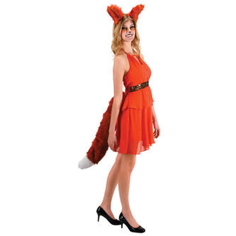 Oversized Red Fox Tail Deluxe Halloween Costume Accessory by Elope