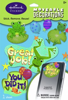 Frogs Moveable Decorations Stickers