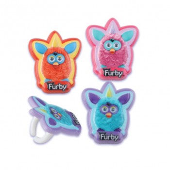 Furby Cupcake Rings - Set of 12