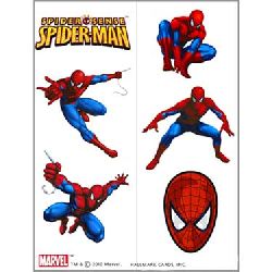 Marvel Spiderman Spider-Sense Temporary Tattoos
