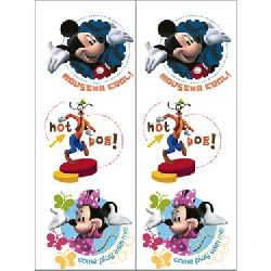 Mickey Mouse Clubhouse Birthday Party Tattoos