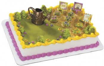 Garden Cake Decorating Kit Topper