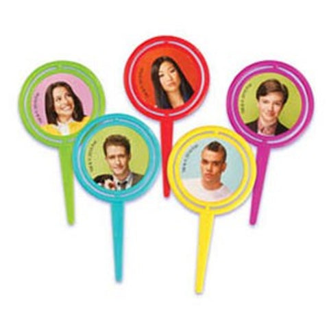 10 Glee Spinner Cupcake Picks