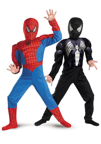 Reversible Spiderman Child Costume