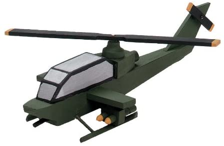 Darice Wood Model Kit Attack Helicopter