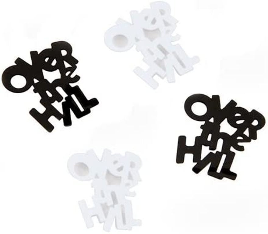 Darice DIY Crafts Over the Hill Black and White Confetti Pack
