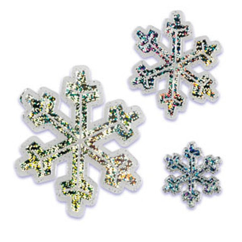 Hologram Snowflake Cake Topper Set