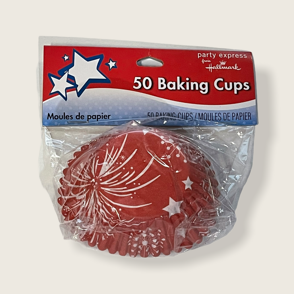 Patriotic Fireworks Baking Cups