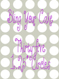 Butterbean's Cafe Edible Icing Sheet Cupcake, Cookie, & Cake Pop Decor Toppers