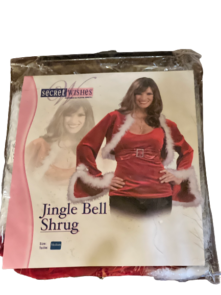 Secret Wishes Christmas Jingle Bell Shrug