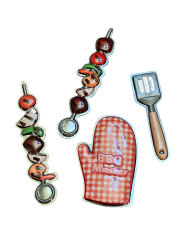 Barbecue BBQ Cake Toppers Cake Topper Layons