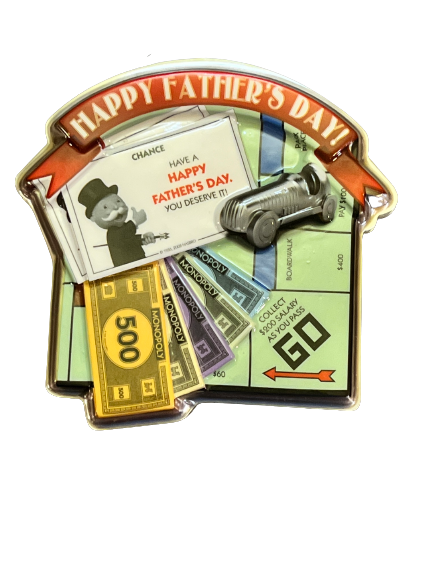 Hasbro Monopoly Happy Father's Day Pop Top Cake Topper