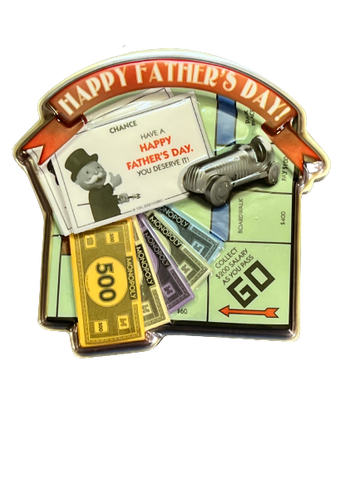 Hasbro Monopoly Happy Father's Day Pop Top Cake Topper