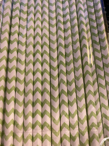 Light Green Chevron Cake Pop Sticks