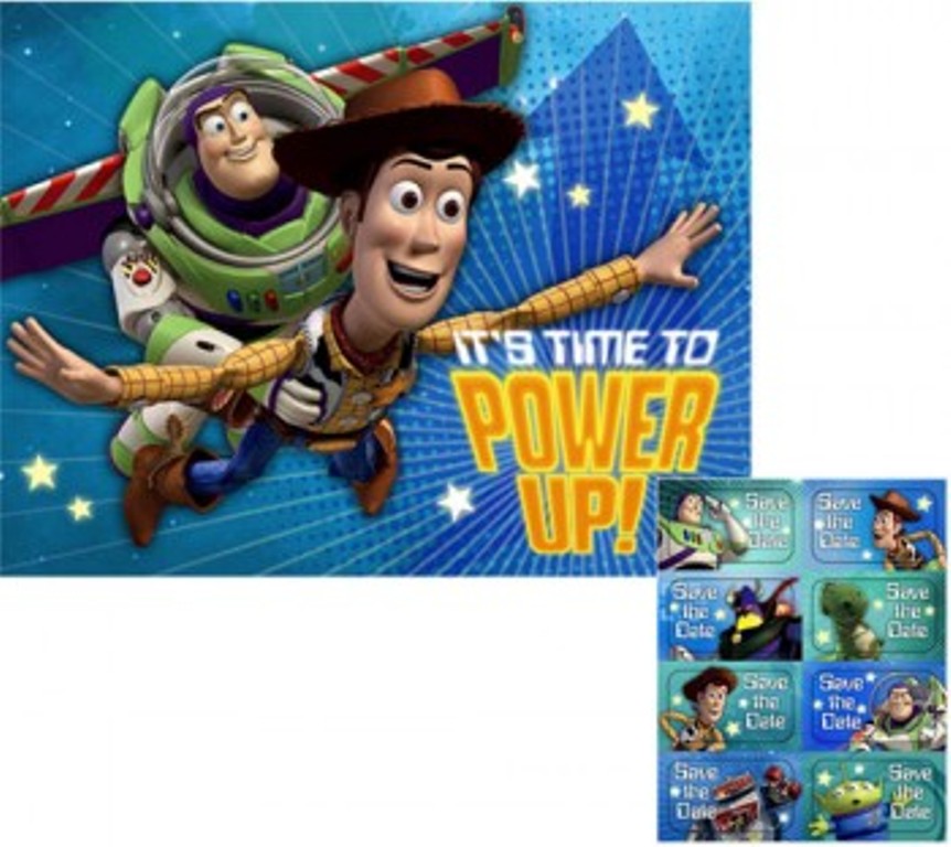 Disney Pixar Toy Story Game Time Invitations