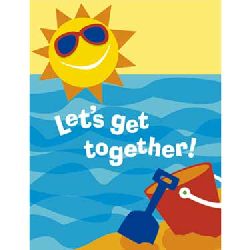 Sunny Day Birthday Party Birthday Invitations