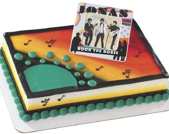 Jonas Brothers Cake Decor Topper