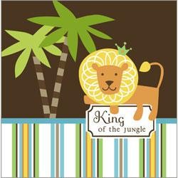 King of the Jungle Luncheon Napkins