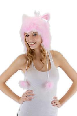 Pink Kitty Cat Hoodie Hat by Elope
