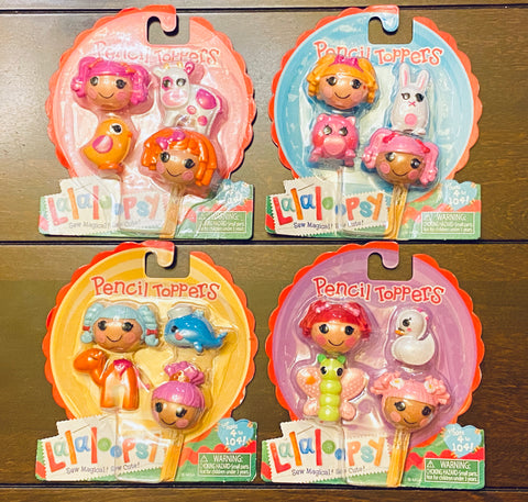 Set of 4 Lalaloopsy Pencil Toppers Packs
